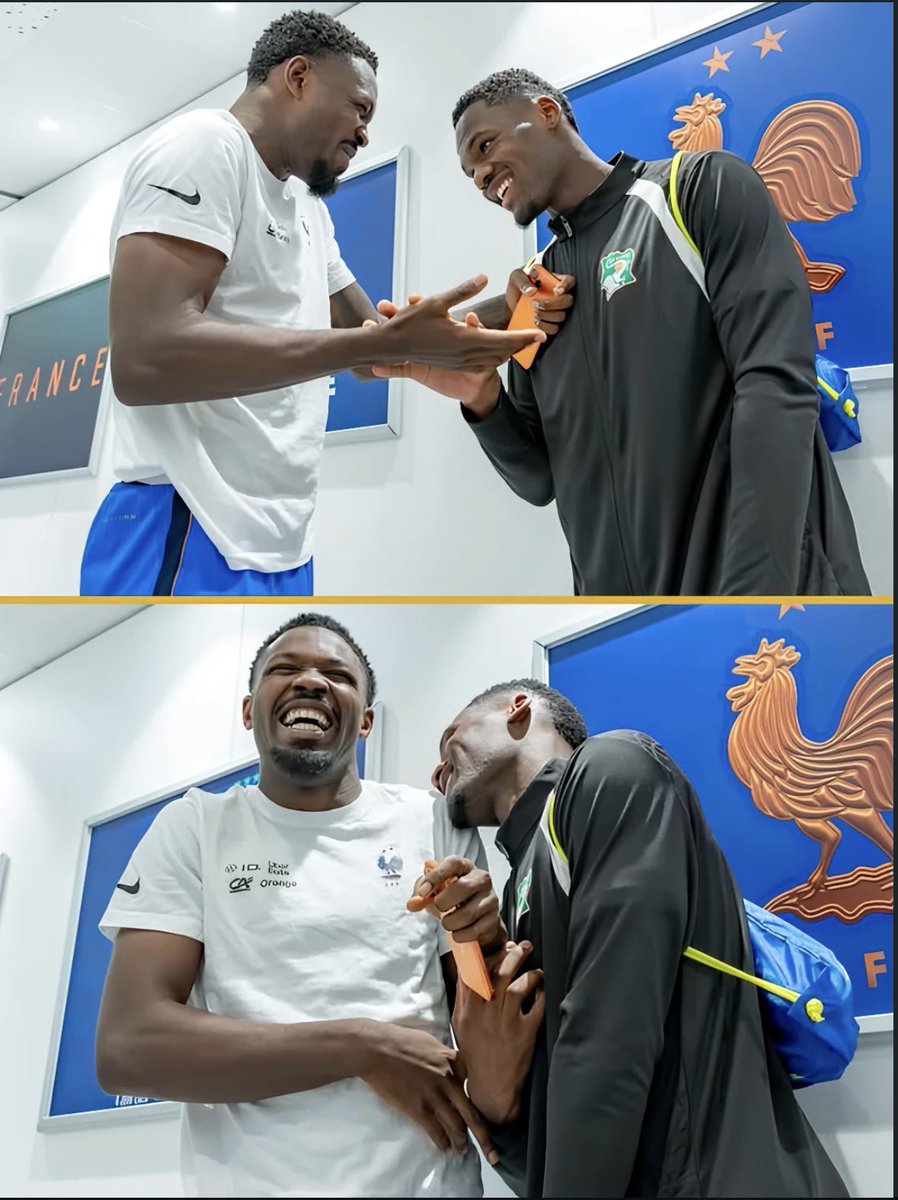 SalleIMFC's tweet photo. Marcus Thuram 🇫🇷 x Ange Bonny 🇨🇮 = 🖤💙 https://t.co/HgaGcTuDFc