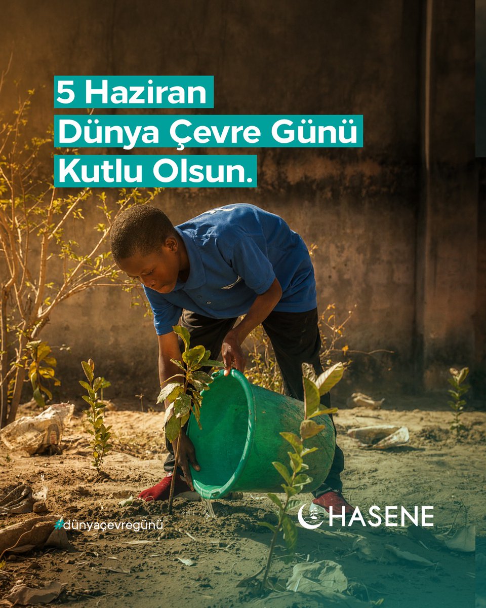 haseneorg's tweet photo. 🌿 Daha temiz bir dünya, daha güzel bir gelecek demektir.
5 Haziran Dünya Çevre Günü kutlu olsun. 🌱

#HASENE #DünyaÇevreGünü #5Haziran https://t.co/uwC7EondNU