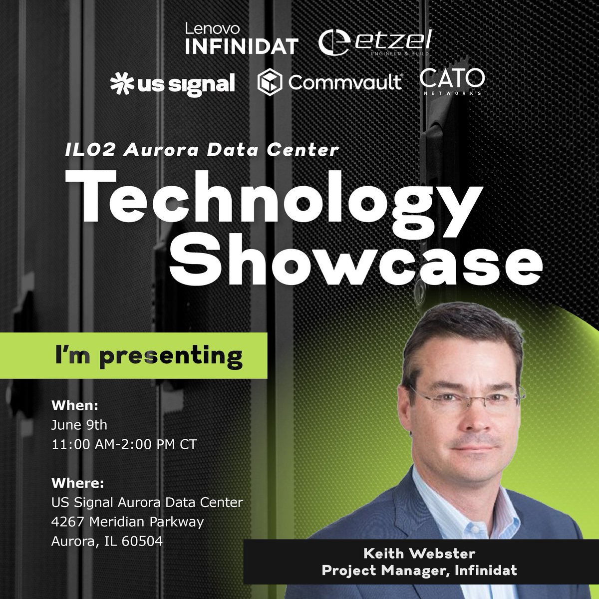 Infinidat's tweet photo. Join Infinidat at the IL02 Aurora Data Center Technology Showcase on June 9!

Hear presentations from Infinidat, connect with industry experts, and explore the latest in enterprise storage and AI-ready infrastructure.

📍 Aurora, IL
🕚 11 AM–2 PM CT

https://t.co/ZkgbXvbPaz https://t.co/LkDkGrIUT3