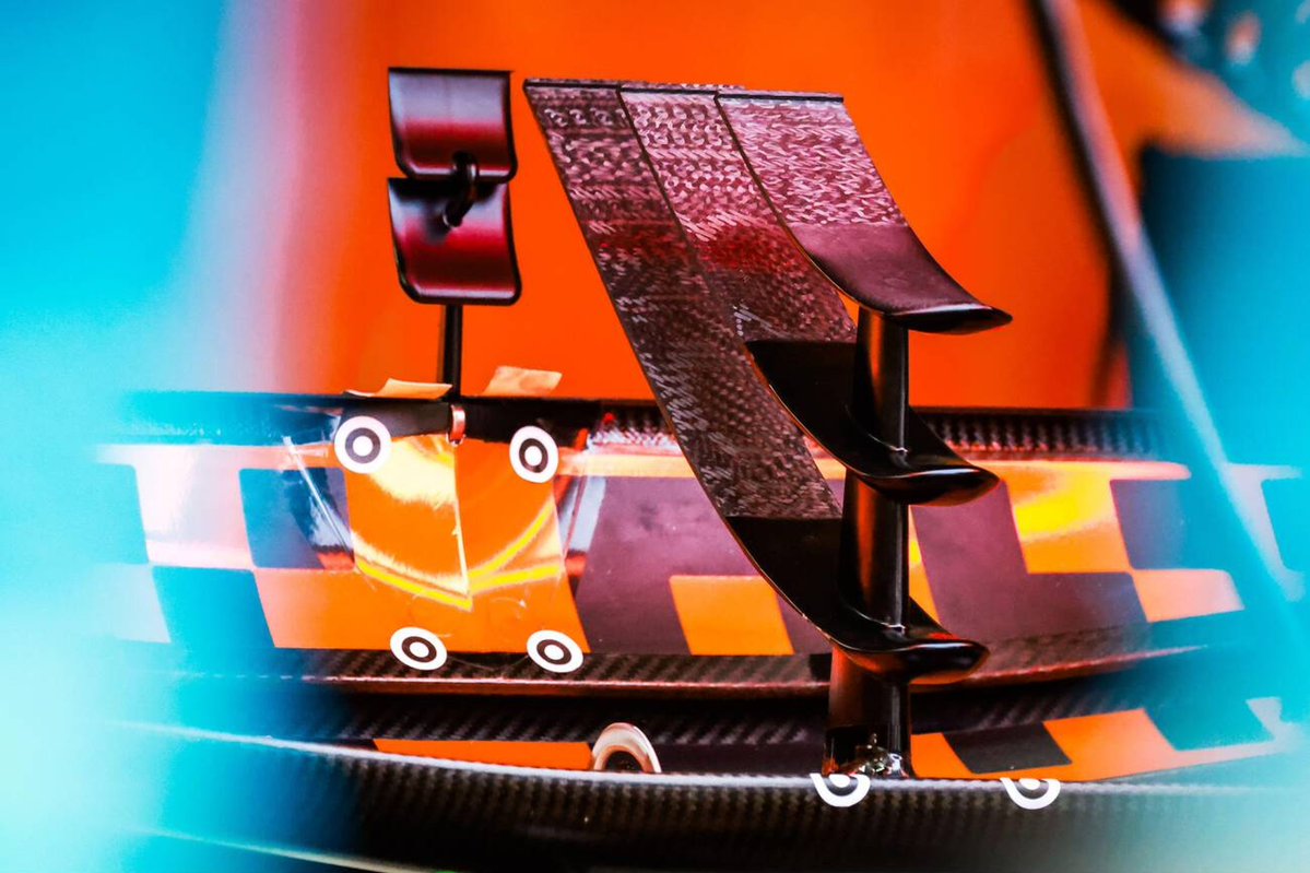 brakeboosted's tweet photo. McLaren with their own iteration of an "actuator pod" in Monaco as well. 

© IPA via Alamy https://t.co/3fFQm7neFd