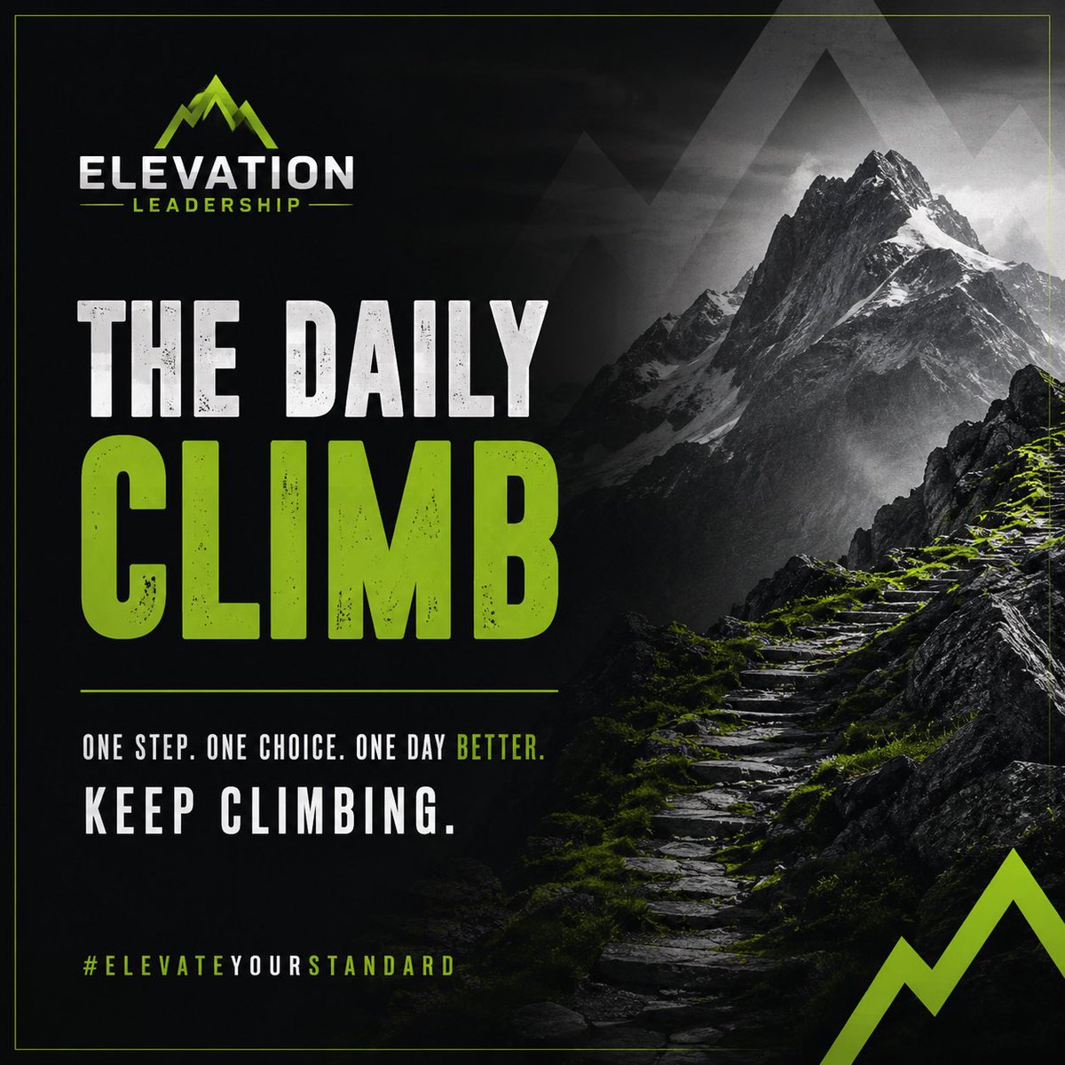 LeaderElevation's tweet photo. Resilience isn’t about avoiding adversity.

It’s about refusing to let adversity have the final word.

Keep climbing. Keep fighting. Keep moving forward. ⛰️💚

#TheDailyClimb #KeepClimbing https://t.co/MFFlwJoVsN