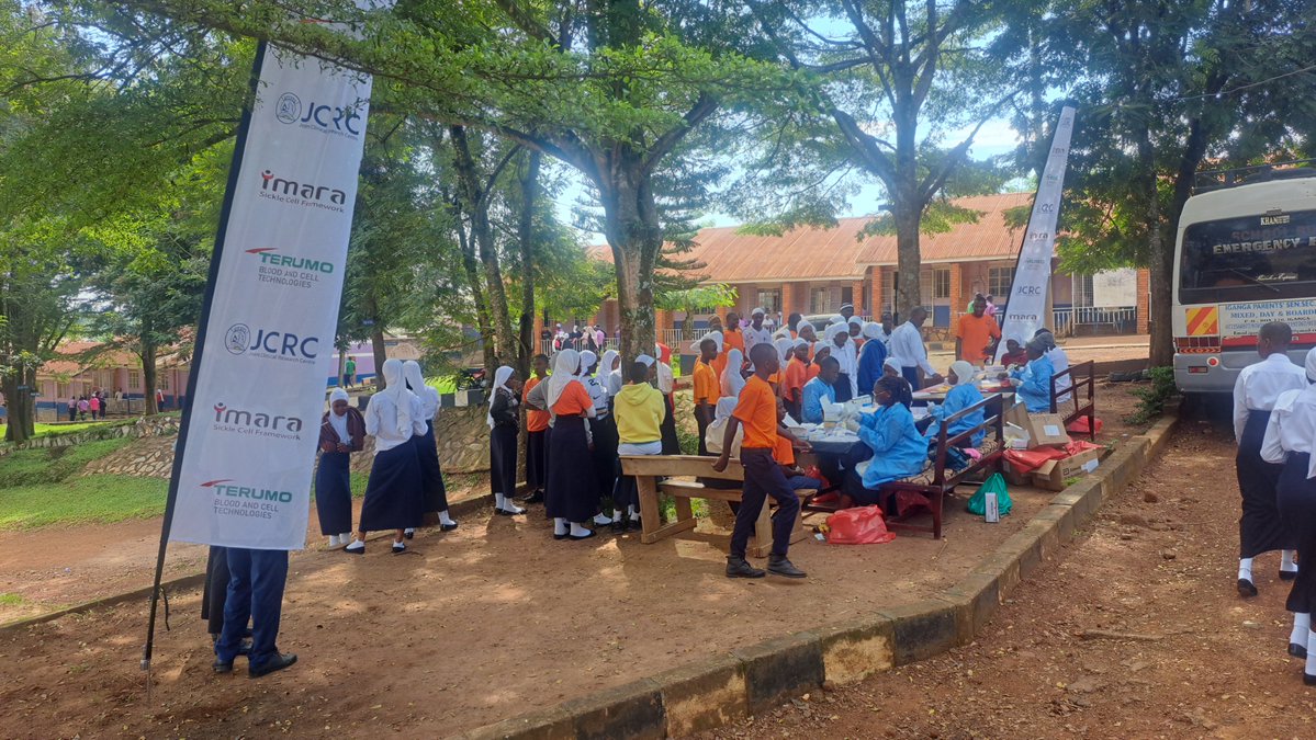 jcrc_official1's tweet photo. Today marked the launch of the Mass Sickle Cell Awareness and Testing Campaign in schools, held at Iganga Progressive School as part of the pre-commemoration activities leading to #WorldSickleCellDay2026

The campaign aims to increase awareness about Sickle Cell Disease, promote early testing, and empower students with knowledge about prevention and management.

We sincerely appreciate the continued support from @MinofHealthUG, and @terumobct, and IMARA for their invaluable contribution towards making this initiative a success.

Together, we are raising awareness, promoting testing, and advancing the fight against Sickle Cell Disease in Uganda. #WorldSickleCellDay2026 #JCRCCares