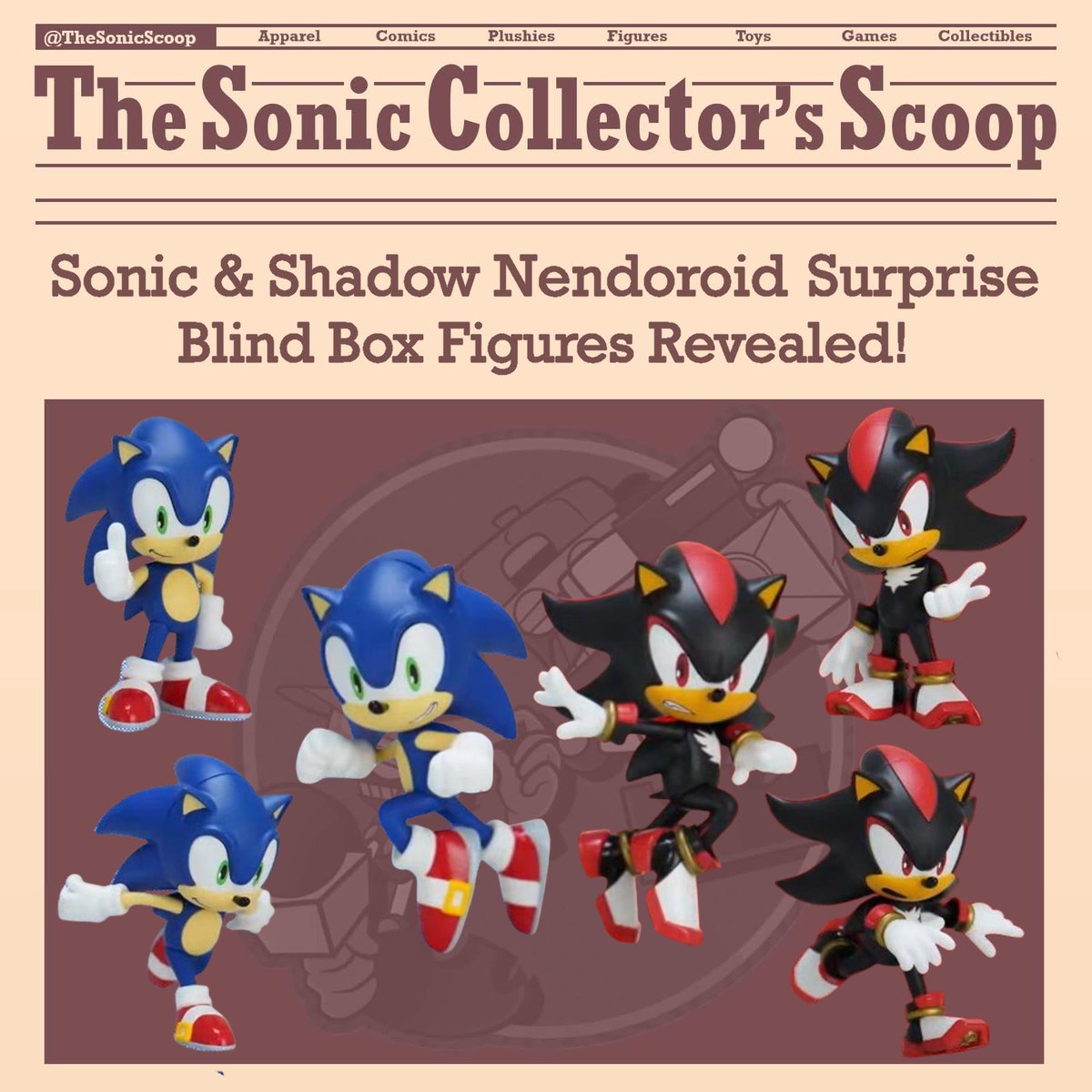 TheSonicScoop's tweet photo. 🚨NENDOROID SCOOP🚨

New Sonic and Shadow Nendoroid Blind Box Figures have been revealed!

The set features Sonic and Shadow in various poses, including their iconic SA2 poses! https://t.co/py9bH34yqh