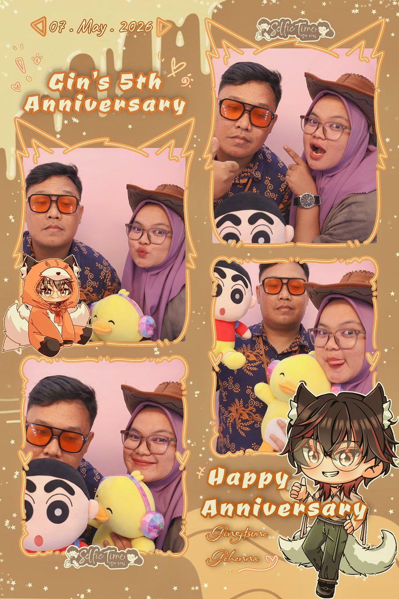 haaiyui_'s tweet photo. Walaupun terlambat, ttp harus merayakan, Gin’s 5th Anniversary. 🧡
@gingehenna W/@Saltyypotato_ 
#GINVER5ARY #TalesOfOurForever #SelfieTimeID https://t.co/O5JS8ThLd0