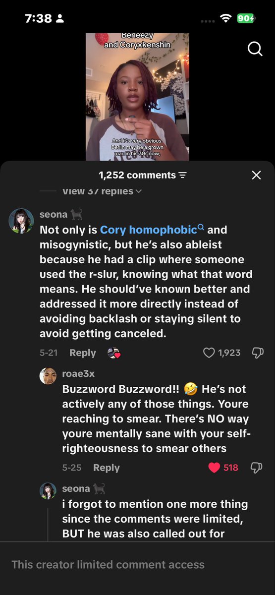 avichodee's tweet photo. Stupid fucking imbeciles always be tryna cancel coryxkenshin for some shit. LIKE LMAO got fucking hurt cus cory showed a video of someone saying the r word. Peep this bro didnt say it himself. Stupid bitch https://t.co/3rixBCgufA
