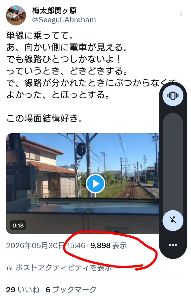 SeagullAbraham's tweet photo. 表示数が9898
クハクハ！
僕にとってはすごい数。

でも乗り物音痴の僕には、どうしてもそのクハの意味が覚えられない（汗）
この機に覚えたい。

備忘録
https://t.co/9dE4me2Jz5 https://t.co/ygJFDOpfSC