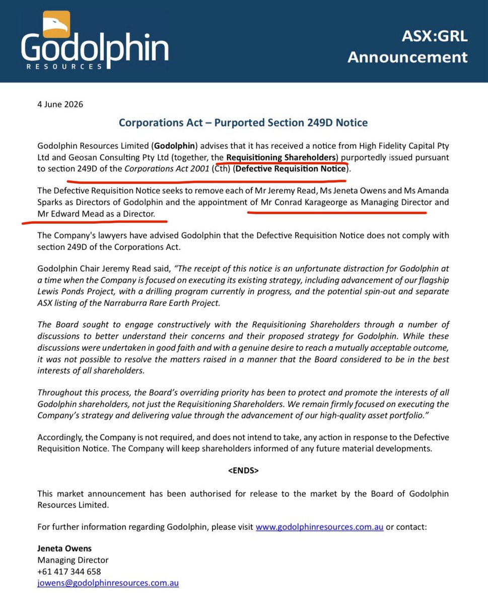 multibagger123's tweet photo. $GRL 
RED FLAG 🚩🚩🚩

I am not Einstein but if I was Conrad wanting to appoint myself and MD of $GRL the last thing I would be doing is talking to myself via 2 different accounts on Hot Copper attempting to gain support. 

Not a good look 🤦‍♂️🤦‍♂️

Shareholders beware 🚨🚨🚨🚨 https://t.co/H4Zc9e6Amr