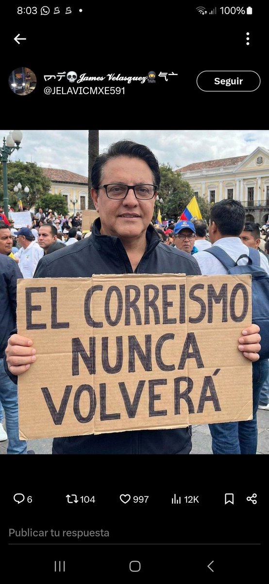 lange_inge's tweet photo. @EconVillamar @enriquefia31612 @ecuavisa @teleamazonasec @tctelevision @RTSEcuador IGNORANTE EL QUE IGNORA ALGO.....NADIE DEBIERA SENTIRSE ALUDIDO POR TUS PALABRAS. https://t.co/cpNaeLzRoP