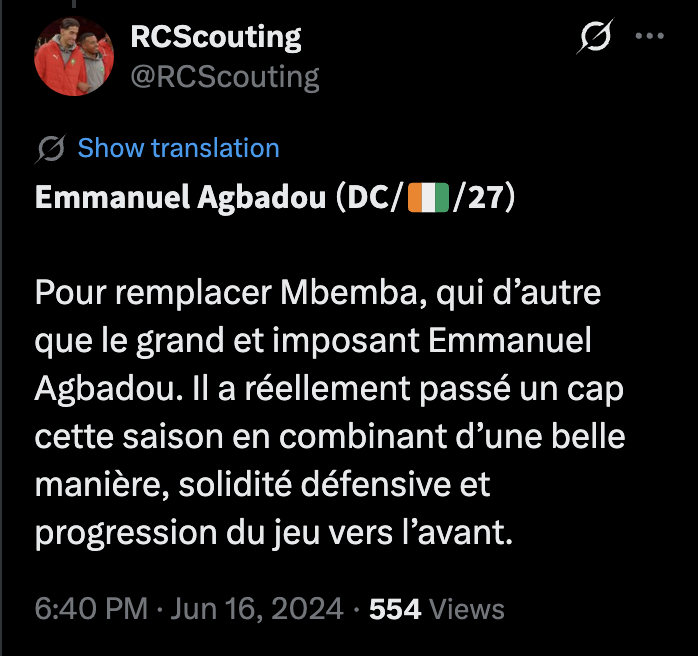 RCScouting's tweet photo. C'est un drame. https://t.co/HqX9yPWLY6