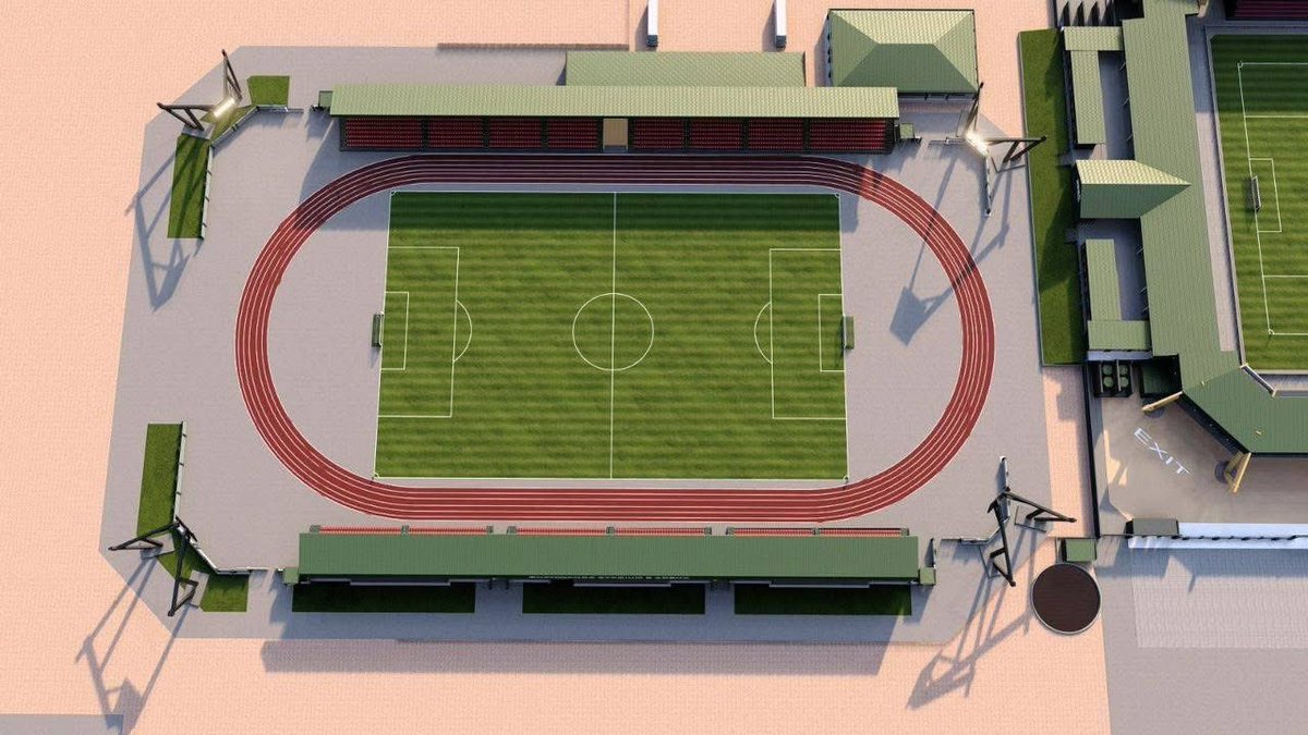 Hardrockfcfans's tweet photo. A glance at Chahwanda Stadium B ARENA in 3D🥵🔥( training ground) 
#FambaHardy
#KoPachinei https://t.co/CnHSVQTps0