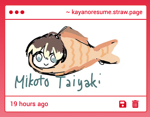 KayanoMdesign's tweet photo. Oh, I like Taiyaki... https://t.co/iINEADWe8l