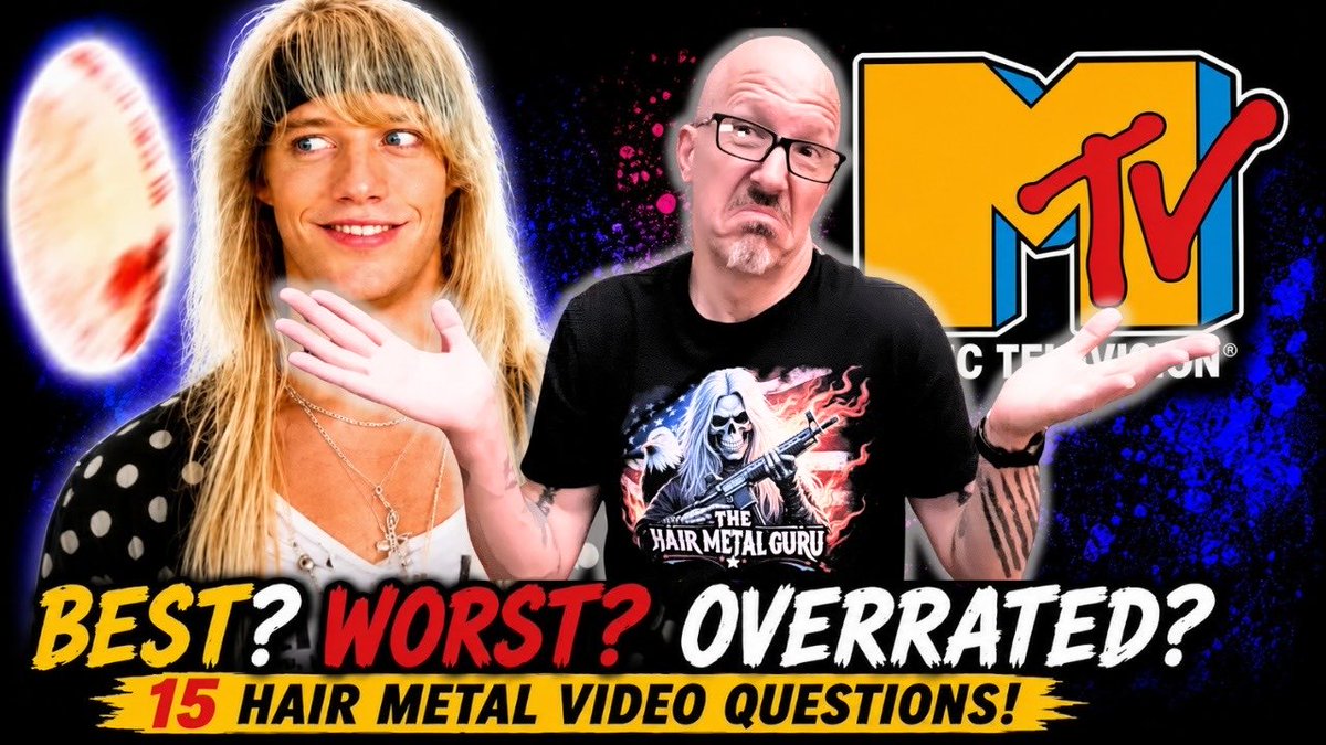 coolasice232's tweet photo. today, the @HairMetalGuru  discusses the best and worst music video’s of the genre! what was skid row’s best video? what was warrant’s worst? join us for the fun here: https://t.co/y1uboCV2XS https://t.co/Xdo6yM6905