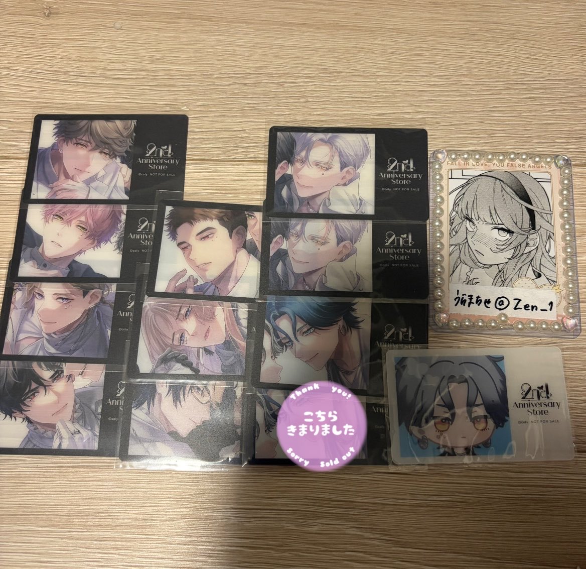 Zen____1's tweet photo. ブレマイ2周年 パソソン 缶バッジ アクスタ
譲:皇坂、城瀬、須王、綾戸、樋宮、環野壱川、隠岐谷、節見、御門、新開、相沢、
在間、祠堂、新名、神家

求:缶バッジ麻波1、立科黒
パソソン麻波
アクスタ麻波＞宇京＞立科
特典 後半麻波、

パソソン⇔周年 ◎
検索からでもお気軽にお声かけください🙇🏻‍♀️ https://t.co/8eIx5ZXSsS