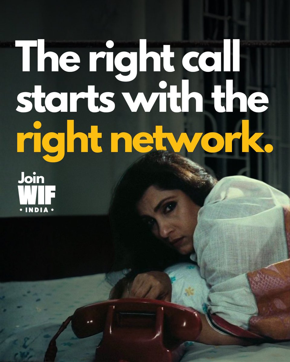 WIFIndia's tweet photo. No more waiting. 
Join Women in Film India today to find a network of like-minded women. Gain access to workshops, conversations, mentorship, industry opportunities, and a supportive community that grows with you.

Sign up at https://t.co/XutKOV3ZMS. https://t.co/KjSGGqLyfi