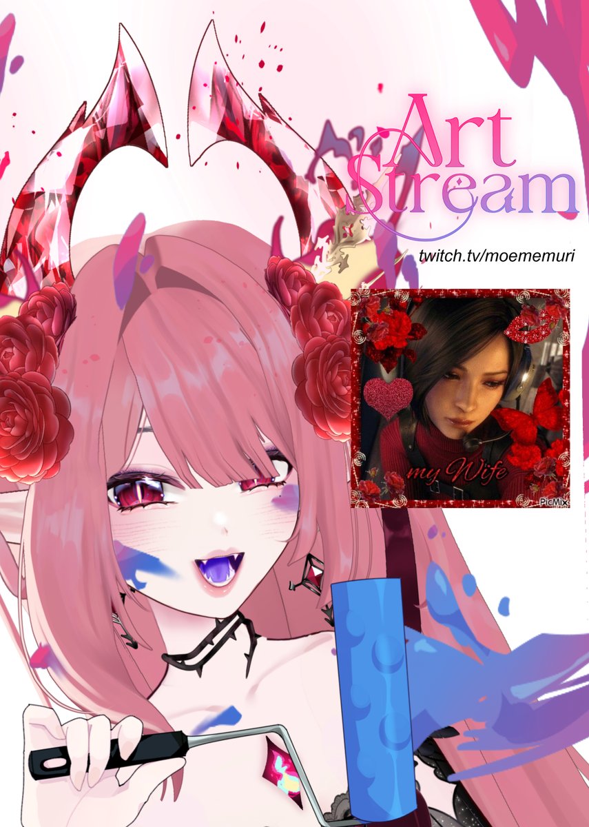 MoeMemuri's tweet photo. AHOY !!! ✦ 1 live = 1 dessin ! On se lance le défi de faire Ada Wong!!! + petites annonces
https://t.co/FewUNo2umB https://t.co/ntFISlzB2s