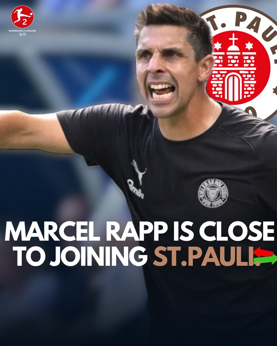 Bundesliga2_EN's tweet photo. 🔄 Marcel #Rapp is in advanced negotiations with FC St. Pauli.
👀 No agreement has been reached yet.
⏳ Alexander #Blessin may leave the club. Final decision is expected soon.
🗞️ @Plettigoal, @kicker
#Bundesliga2 #FCSP https://t.co/ZJDKvIOGnu