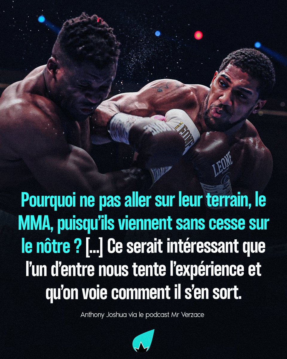 LaSueur_off's tweet photo. Anthony Joshua veut voir des boxeurs passer en MMA pour aller sur "leur terrain". 👀

Quel boxeur aimeriez-vous voir combattre dans une cage ? 👊 https://t.co/ihQuiRbcYO