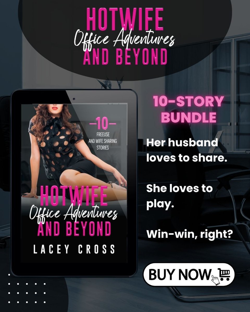 Cross28Lacey's tweet photo. Hotwife Office Adventures and Beyond (Sexy Quick Read Collection)! https://t.co/q9Xu5KgDAJ
Sheβs giving in. Again and again. And loving every second. ππ₯
#Collection #Bundle #Hotandspicy #Hotwife #Freeuse #WifeSharing #SexyQuickReadCollection https://t.co/rNpCUe4tnE
