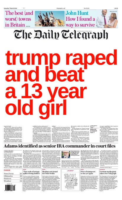 TheGr8Illusion's tweet photo. Donald tRump is a certified & guilty Pedophile & Rapist!

#TrumpPedoFiles #TrumpEpsteinCoverup #ReleaseTheEpsteinFiles #EpsteinClientList #EpsteinFiles #EpsteinTrump #TrumpEpsteinPedoFiles #PedoPresident #PedophileInChief #EpsteinTrumpFiles #EpsteinCoverup #PedoTrump #TrumpIsAPedoRapist