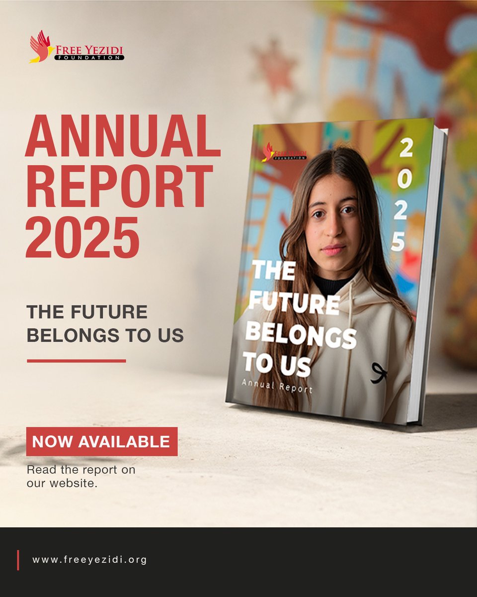 Free_Yezidi's tweet photo. We’re proud to share our 2025 Annual Report.

Uncertainty in foreign aid presented significant challenges throughout the year, but our team continued to carry out important work on the ground. Thank you for your support! The journey continues.

🔗https://t.co/WICkgUlwKs https://t.co/vU220LSU1W
