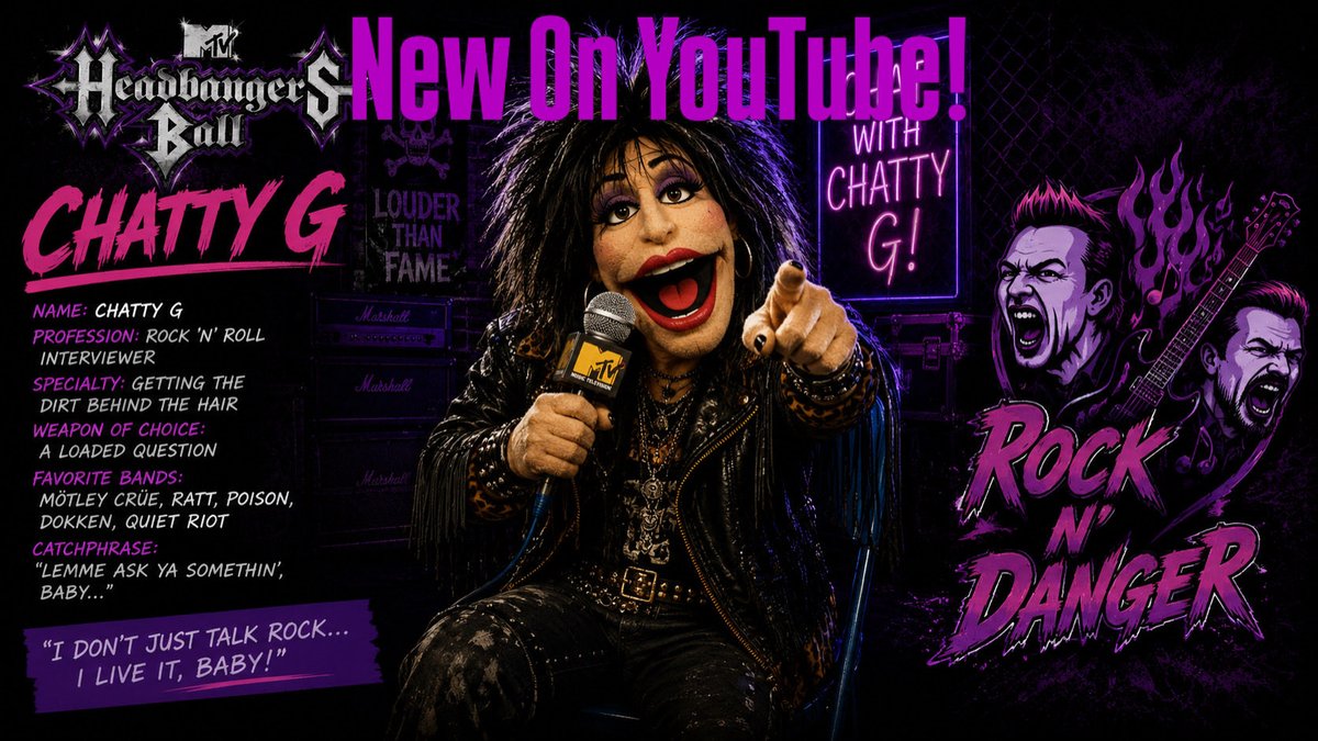 rockndanger's tweet photo. If you haven’t already seen our latest episode where Rock n’ Danger are put in the hot seat to answer some serious questions @HeadbangersBall style! Check it out here: https://t.co/tVLra1cAsX
@reidworld @HBBasement @HairMtlMessiah @jay6_29 @FreddieH73 https://t.co/MPLGvS5sxc