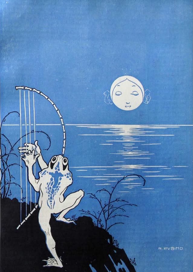 oscillate23's tweet photo. Antonio Rubino - Innamorato della Luna (In Love with the Moon), 1907 https://t.co/MVRiJyHcnV