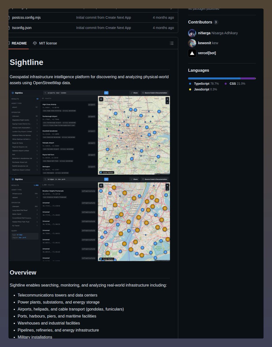 tom_doerr's tweet photo. Searches physical infrastructure across OpenStreetMap

https://t.co/JlGiNqf1tD https://t.co/W2fNIw9NgV