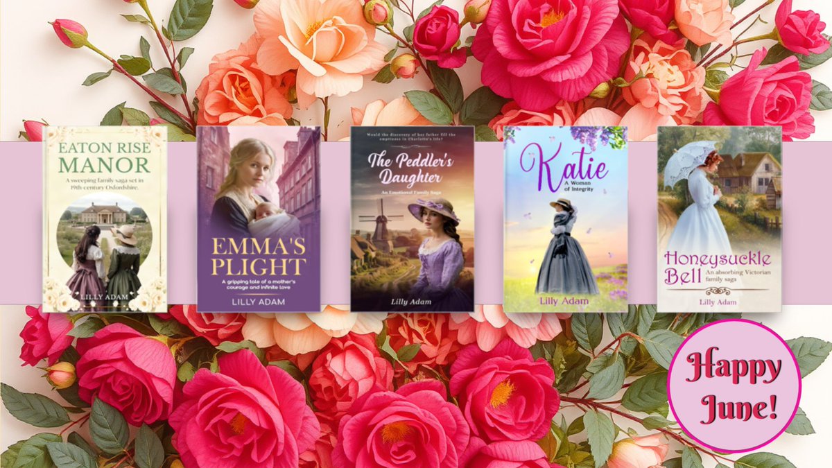 lillya1960's tweet photo. Perfect #June reads! #Victorian era #epics!
#Sample read my novels at
https://t.co/l9NrfLiy5r
https://t.co/gplojSHdw8
Tales of #Heroines & #Villains and the hardships and joys of the #19thCentury, with an added touch of #Mystery, #Intrigue, #suspense #Love & #Romance💖
#womensfiction #perioddramas #Victorianera#LillyAdam
Available from #amazonbooks #amazonkindle and #KindleUnlimited
