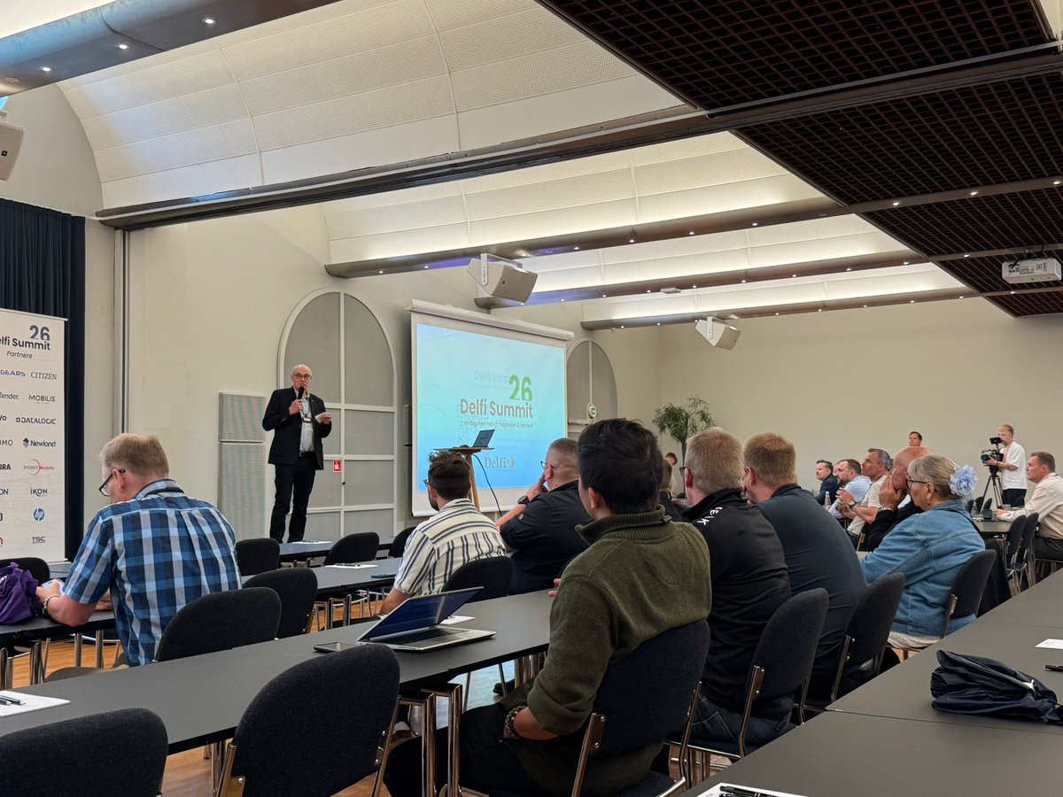 CitizenPrinters's tweet photo. 🤝Today our colleagues Joerk and Carsten are at the Delfi Summit 26! Thank you to our partners @DelfiTechnologi for hosting us and giving us the opportunity to network and showcase our printing solutions to the market. As always, it is a pleasure to work with and alongside you. https://t.co/v7s7byTzfH