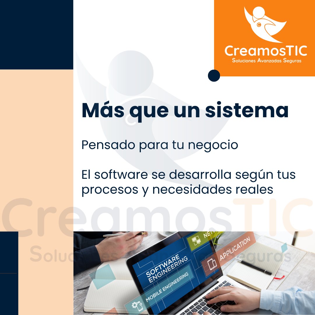 creamostic's tweet photo. 💻 El software estándar no siempre se adapta.
💡 Desarrollar a la medida permite optimizar procesos, integrar sistemas y escalar sin límites.
🚀 Tecnología alineada a tu negocio.
#SoftwareAMedida #TransformacionDigital #Automatizacion #TecnologiaEmpresarial #Innovacion https://t.co/0FeiRtRurL