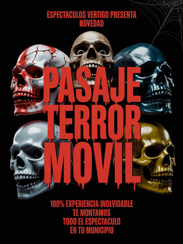 Vertigo_Prod's tweet photo. 💀 ¡Prepara a tus vecinos para vivir el auténtico terror! El PASAJE DEL TERROR de Espectáculos Vértigo es adrenalina pura, sustos que superan la ficción. Un evento impactante que dejará huella. ¡Contáctanos y siente el miedo! 👉... https://t.co/mg4ddorXwq