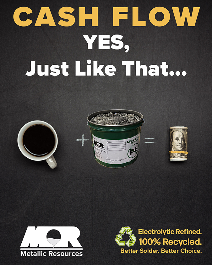 mrisolders's tweet photo. Have a cup of coffee, sell some solder scrap, and get the cash flow going. Just like that... #electrolytic #solder #smta #pcbmanufacturer #scrapdross #gold #silver #tin #electronicsmanufacturing #sac305 #assembly #engineers #solderpaste #smt https://t.co/DMHGuPreS9