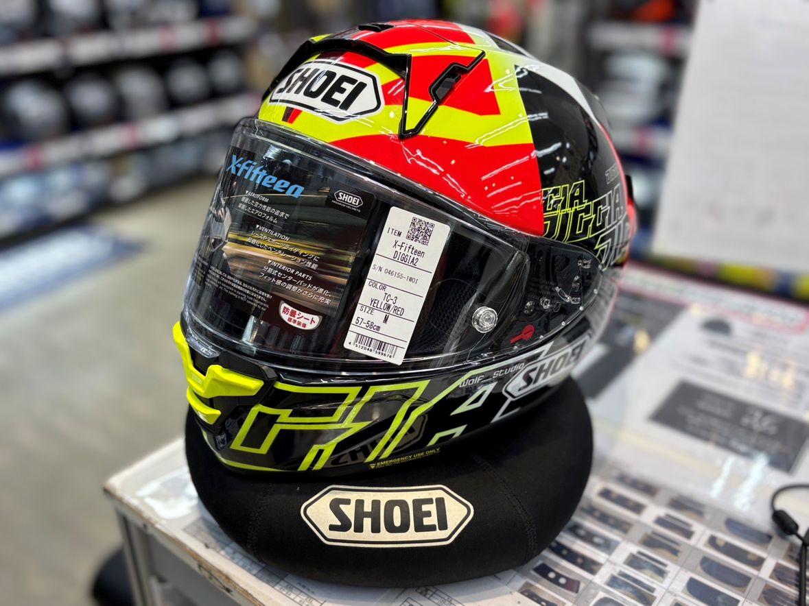 🏍️SHOEI X-Fifteen「DIGGIA2」新カラー入荷！ ナップス広島店です