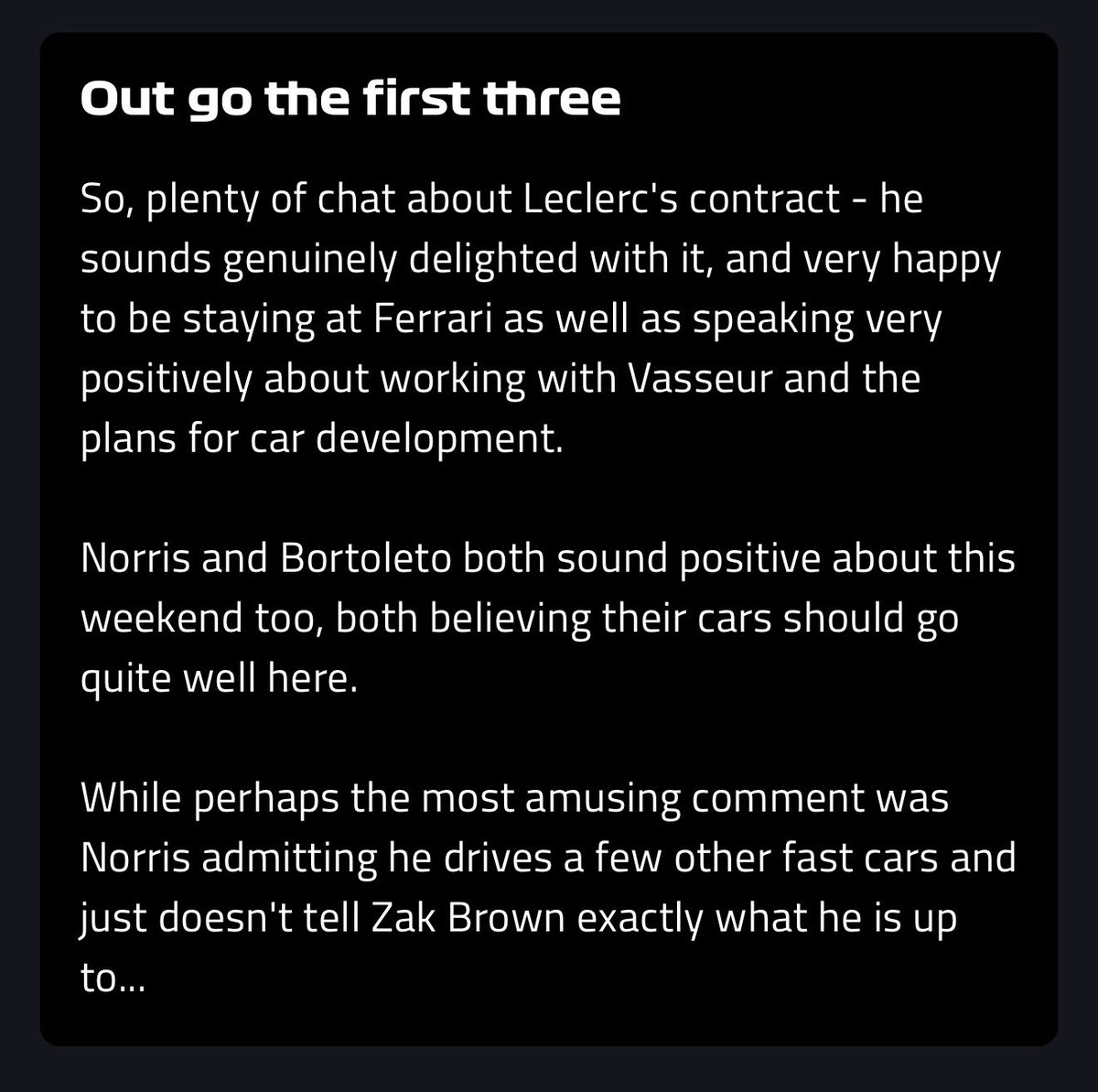 ln4norris tweet picture