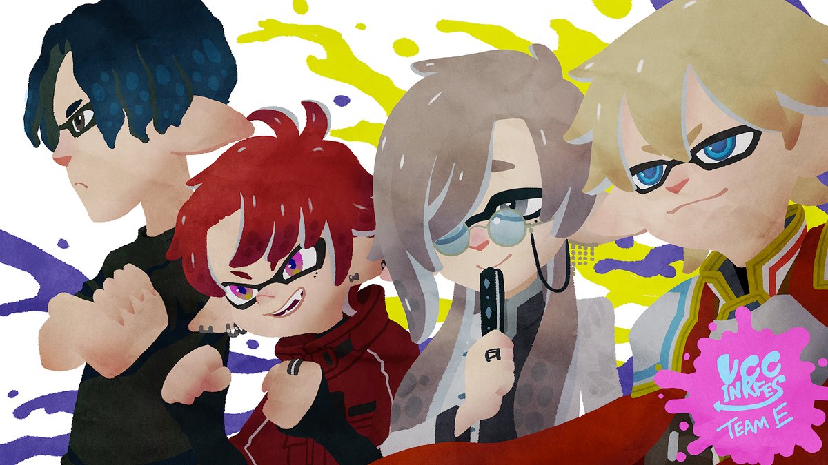 deathlock69's tweet photo. VCC INKFES　TEAM E

ファイティン！ファイティン！ファイティーン！

#ツルギアートオンライン #かな絵  #絵クス絵画 #ギアート https://t.co/DVUDpq8qwv