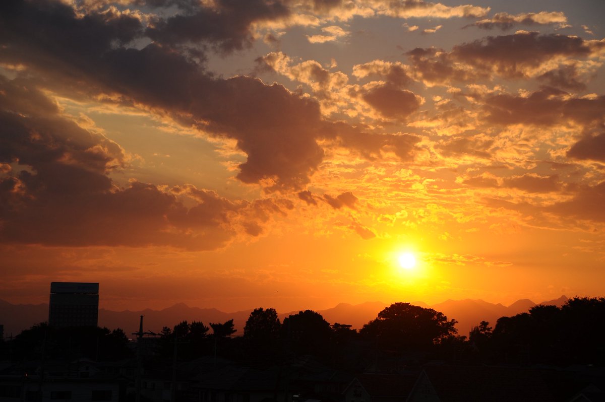 jun97531's tweet photo. ゴールデンアワー。

#ゴールデンアワー
#夕方の風景の写真
#夕焼け写真
#沈みゆく太陽 https://t.co/KXU63LlBfS