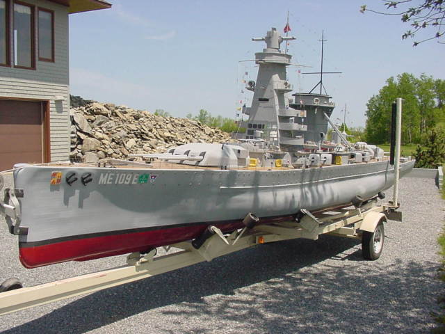 OHoopty's tweet photo. @johnkonrad Somebody did a Graf Spee that way a few years back (see image). The late boat designer &amp; writer George Buehler mentioned someone who used to sail a 14' ship-rigged three-master (square rig). Said it was inefficient as heck, but he wasn't gonna tell someone else how to have fun.😁 https://t.co/Y2BR8v2Mez