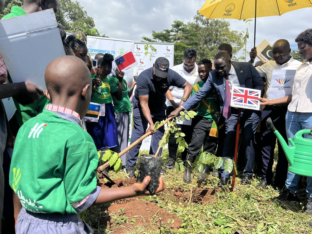 Official_UOC's tweet photo. Commonwealth Games Uganda and @LilHandsGoGreen today officially launched the Commonwealth Forest Initiative in Mabira Forest, marking the beginning of a landmark environmental legacy programme that will connect all 74 Commonwealth nations and territories through forest restoration, climate action, biodiversity conservation, and youth engagement.

As part of the launch, 74 indigenous trees were planted to represent the 74 Commonwealth nations and territories. The trees stand as a living symbol of unity, shared responsibility, and collective action in response to climate change. The initiative seeks to establish Mabira Forest as the permanent home of a growing Commonwealth Forest, creating a lasting legacy that links sport, nature, and sustainable development.