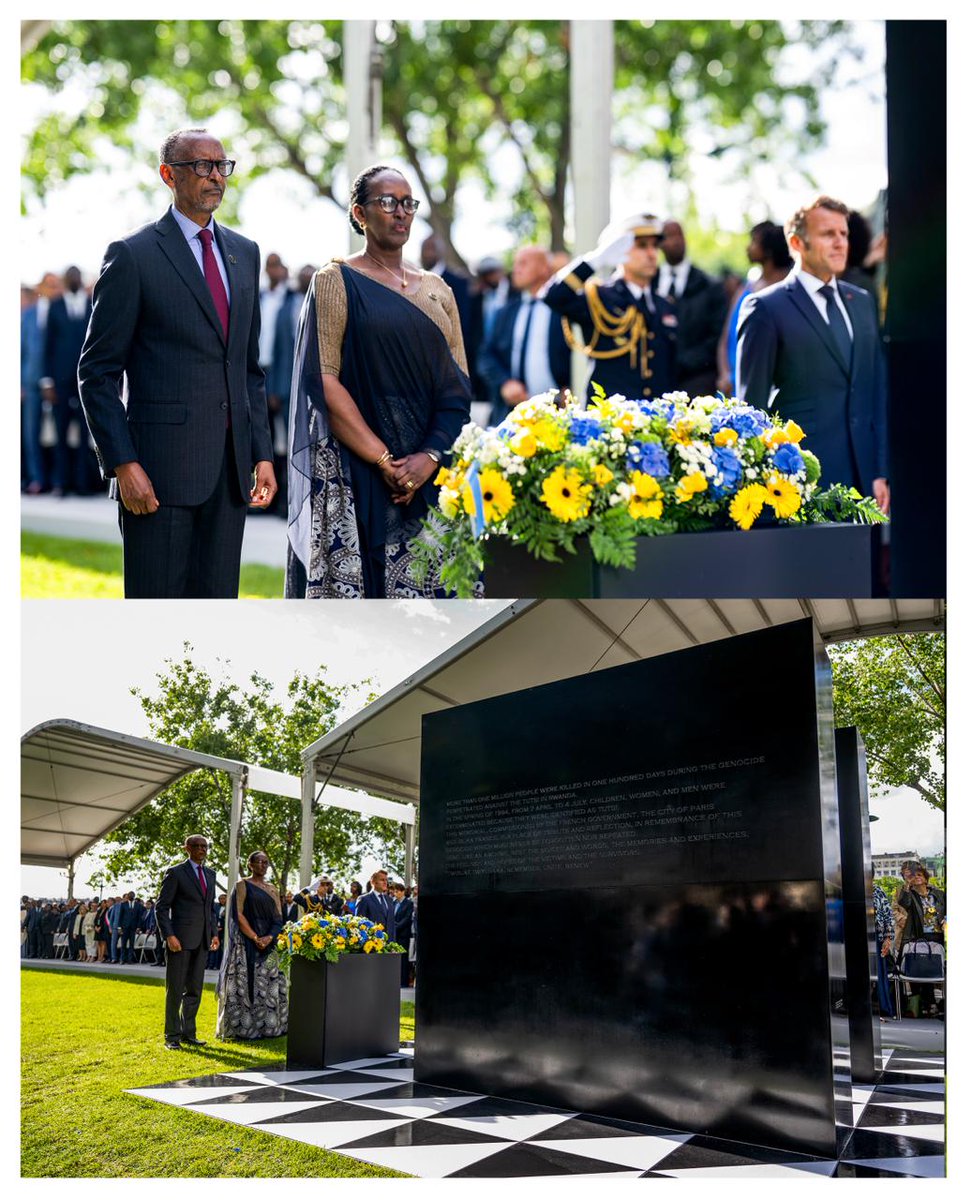 PMuzogeye's tweet photo. Inauguration of Monument in Paris Honouring Victims of the 1994 Genocide Against the Tutsi | Paris, 2 June 2026 https://t.co/6G9kJzjYHf