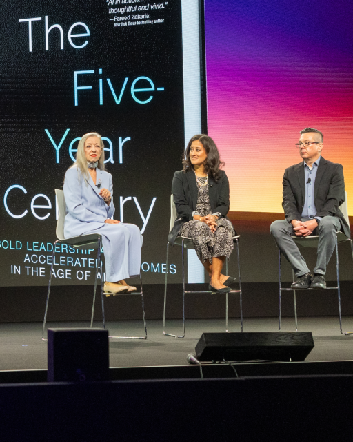 VictorCamacho_R's tweet photo. Day 2 keynotes of Imagine 2026 didn't disappoint. Responsible AI, customer showdowns, awards, and The Five Year Century all in one morning. Catch up on everything from #AAImagine here: https://t.co/hEyOE41187 https://t.co/Chu2AFFT2r