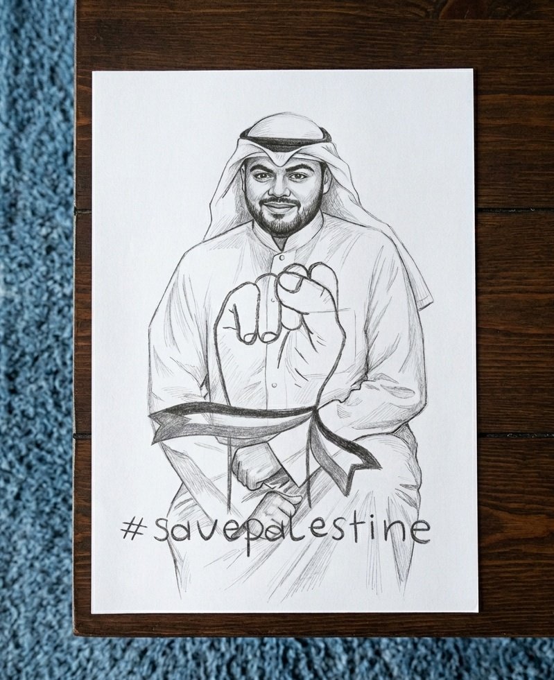 J__258's tweet photo. @Q8_genius 
السلام عليكم
حبيت أشاركك رسمة رسمتها لصورتك أتمنى تنال اعجابك 

ان شاء الله ماتقصر معي بهديه بسيطه، ترا الرسم مصدر رزقي الوحيد انا وعائلتي 🤍 https://t.co/2NG35PNq0N