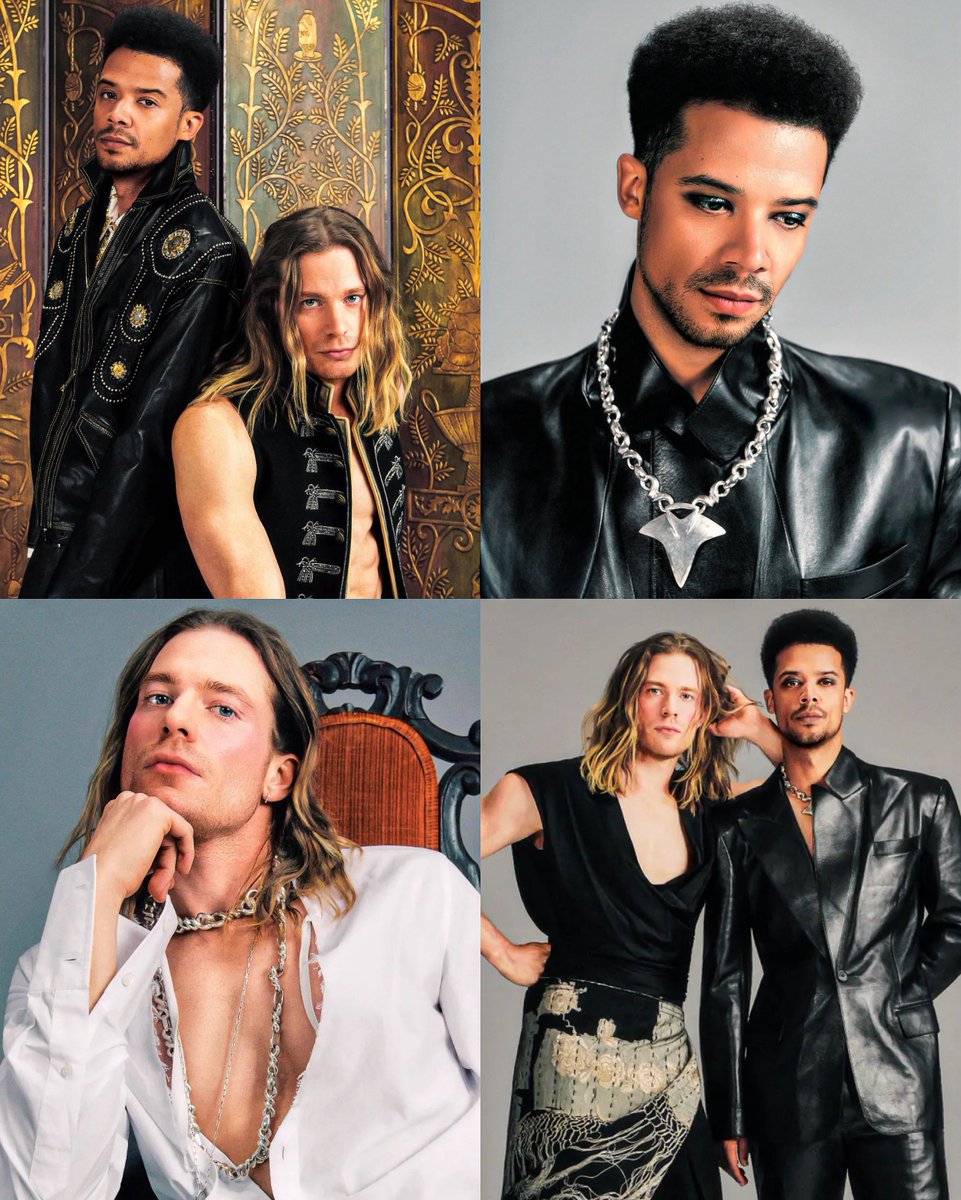 _filmcrave's tweet photo. ‘THE VAMPIRE LESTAT’ stars, Jacob Anderson and Sam Reid photographed by Huy Luong for GQ Hype magazine. 📷 https://t.co/yVQbFwKW6z