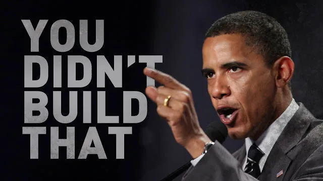 cboyack's tweet photo. "You didn't build that" is the political philosophy of people who never have built anything. https://t.co/pvI32CEIiT