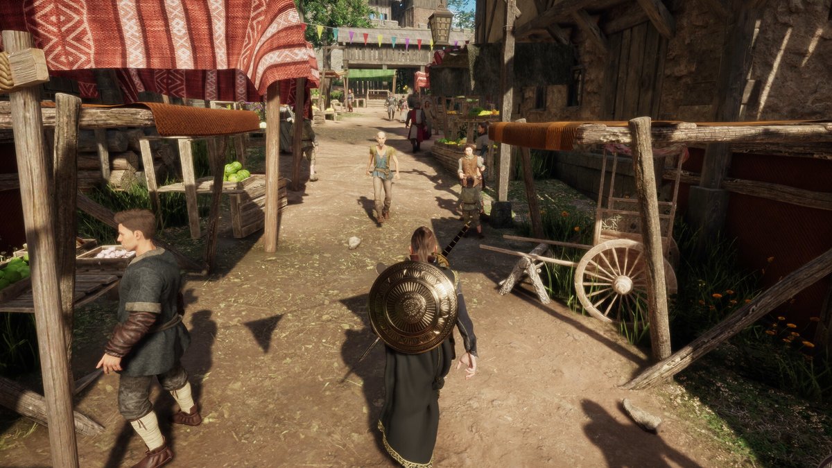 gamespark's tweet photo. 【期間限定115円】めちゃくちゃ広いオープンワールドMMO『The Quinfall』Steamで90％オフ。異なる気候を持つ5地域と昼夜サイクルのある世界を冒険
https://t.co/5jAUbotzdv

異なる気候を持つ5つの地域を大冒険。戦闘のみならず、他プレイヤーとの貿易や建築なども可能です。 https://t.co/chFpCEQom2