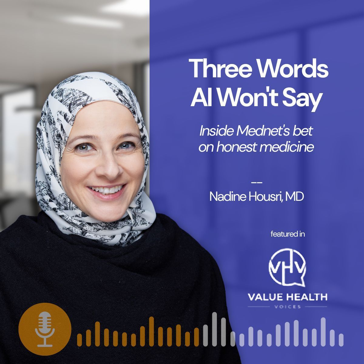 themednet's tweet photo. Our Co-founder, Dr. Nadine Housri, joined the Value Health Voices podcast to talk about why AI alone can't solve medicine's hardest questions — and how Mednet is filling that gap with real physician knowledge.

Worth a listen. 🎙️ → https://t.co/CpEyCW4Inf https://t.co/NFyKLKtwMZ