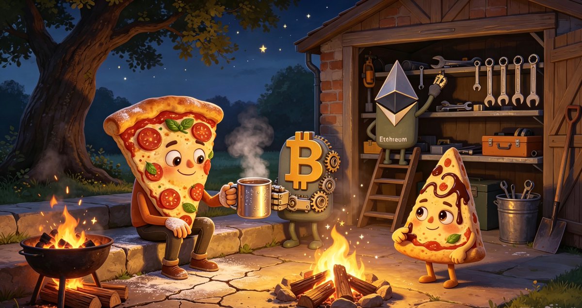 Pizza2049's tweet photo. Sunset. The work is done. The oven stays on.
#Pizza thanks no hype, no hero — just you, the silent builder.
Close the charts. Open a slice. Tomorrow we rise again. 🌙🍕

#BRC20 #Bitcoin #Pizza https://t.co/Psl5sBqXiQ