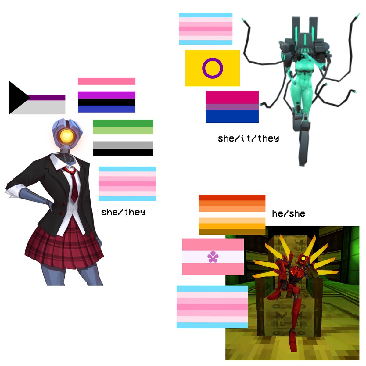 coldholotragedy's tweet photo. my #ultrakill queer hcs... happy pride!!! https://t.co/5Zcp5L77lv