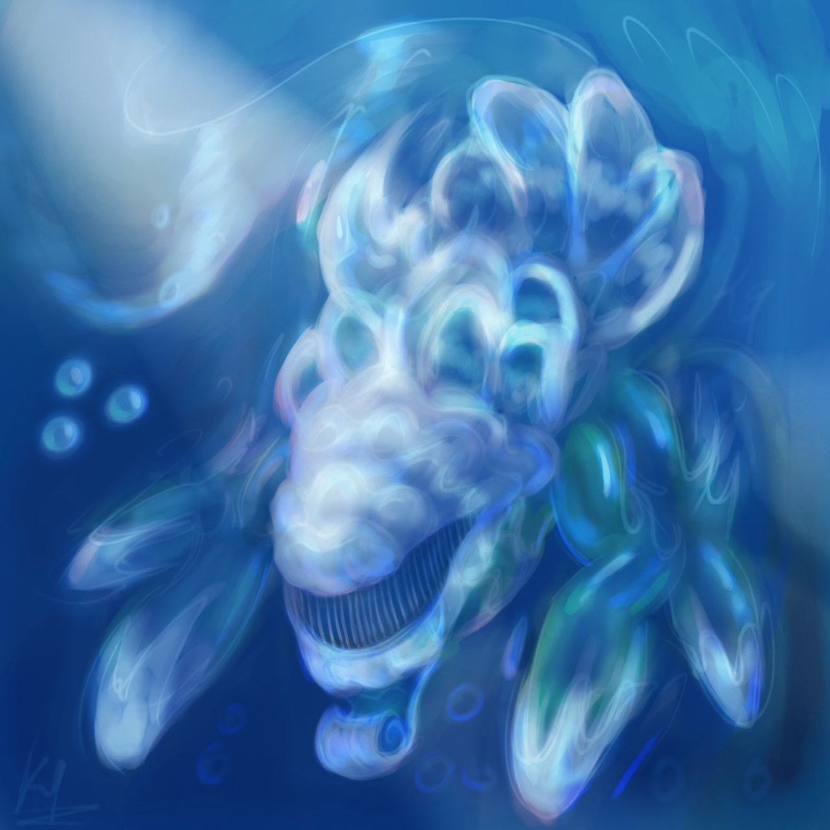 K9mimic's tweet photo. "A Waterful Sight to Sea"

Made a few tweaks to my Epic Bowhead art a while ago, as my entrance to the MoMA contest this creator month
❤️‍🩹❤️‍🩹
(I posted this on discord yesterday, wish me luck🤞)
#mysingingmonsters #fanart #msm https://t.co/lP0ZGBL7Dk
