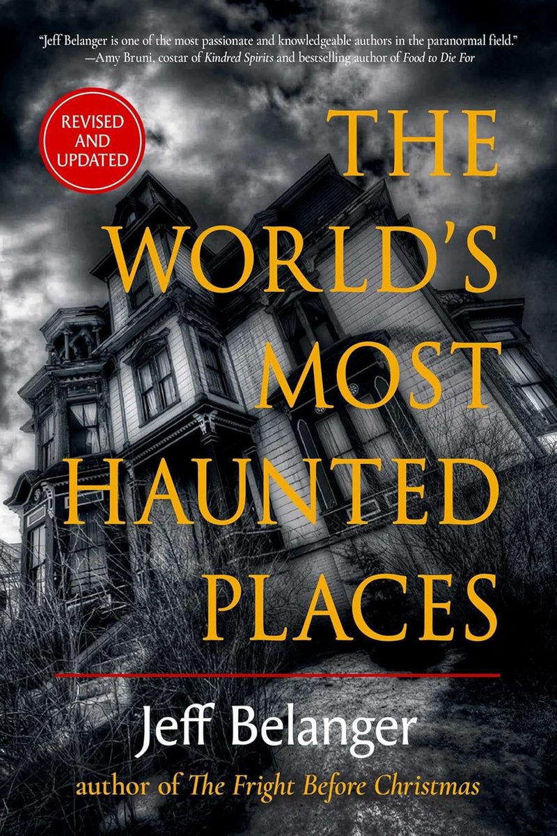 THEJeffBelanger's tweet photo. Here’s your FIRST LOOK at my next book! The 3rd edition of the World’s Most Haunted Places drops this Sept. Now available for pre-order! It’s been entirely updated, new haunts added, some older ones dropped. This book has been in print for 22 years now! #WorldsMostHauntedPlaces https://t.co/9PZDrrmCb7