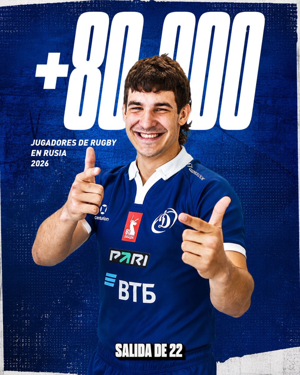 Salidade_22's tweet photo. 🚨 Rusia fue expulsada del rugby internacional tras la invasión a Ucrania. Muchos esperaban un colapso. Pasó lo contrario: hoy tiene más de 80.000 jugadores registrados, el doble que antes de la sanción. 🇷🇺🏉 https://t.co/e2kn7LL6Zh